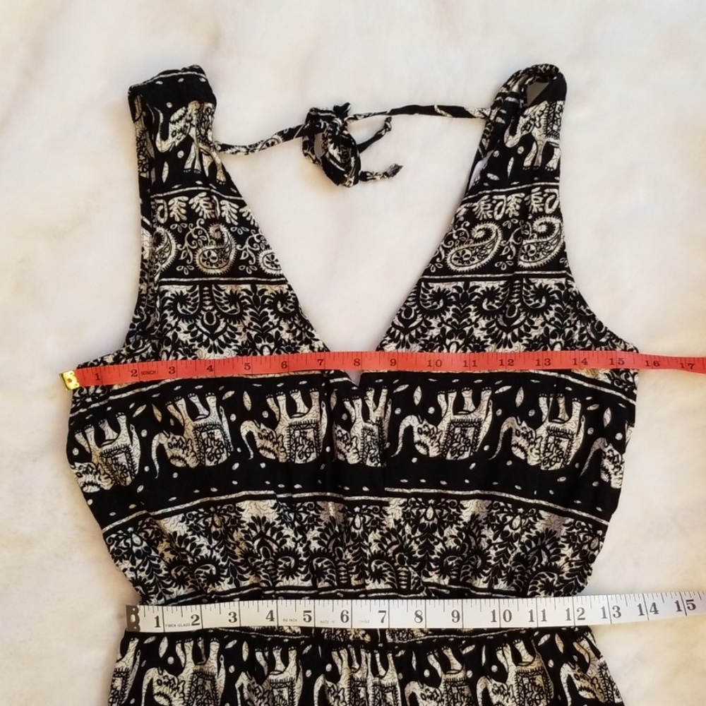 Papaya Elephant Pattern Romper M - Picture 4 of 8